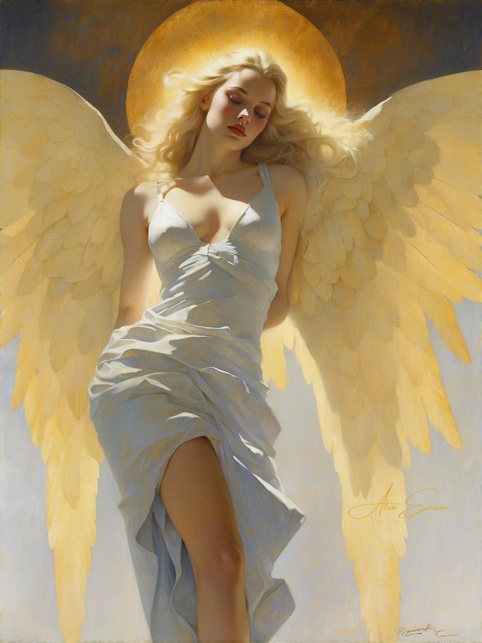Angel #2 Canvas Art (24"x36")